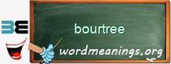 WordMeaning blackboard for bourtree